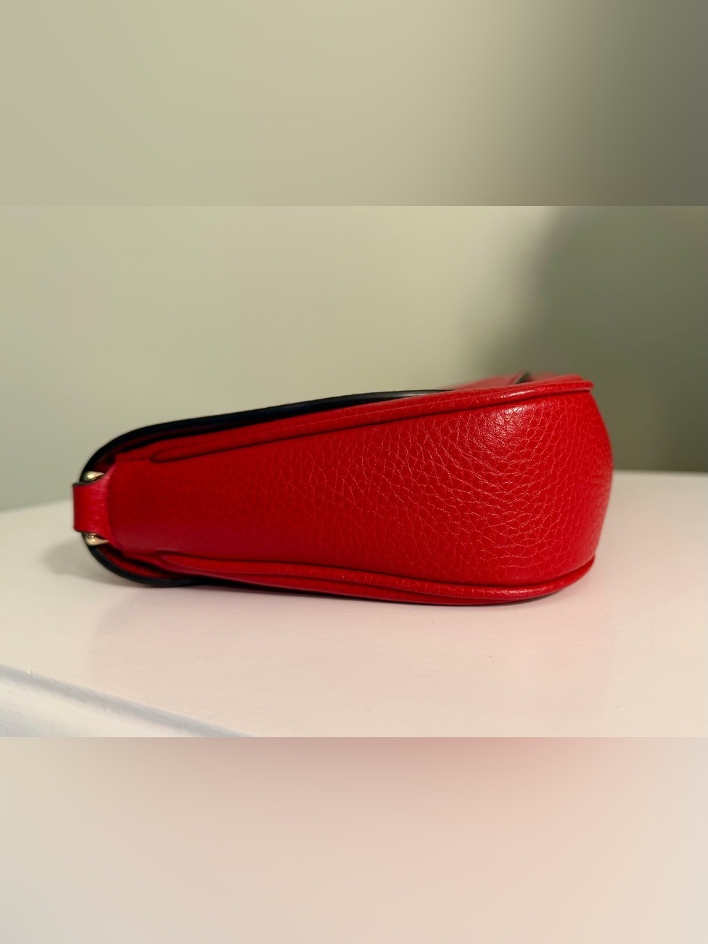 Authentic Gucci Red Soho Leather Shoulder Bag- ❤️*Pristine New Condition*❤️ - Picture 7 of 14